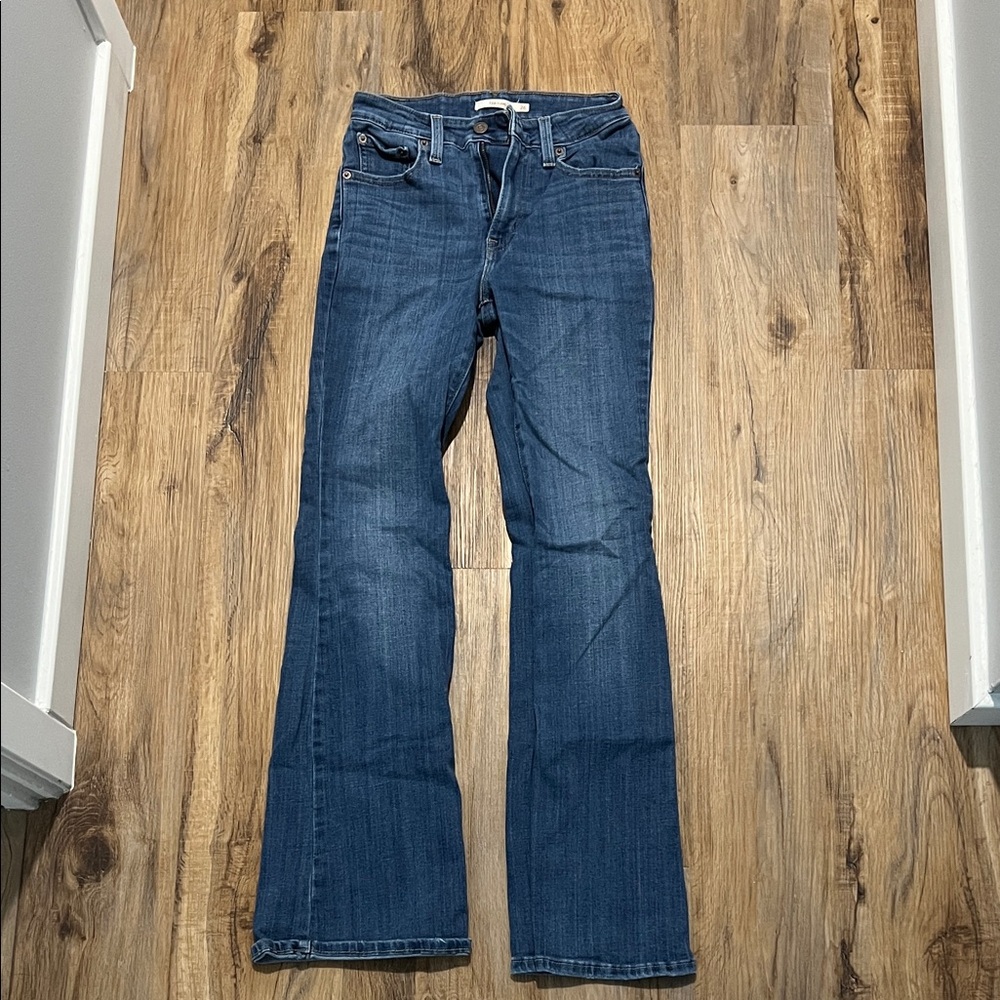 Levi's Indigo Blue Flare Jeans